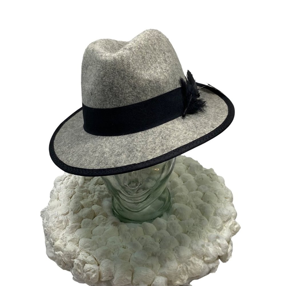 Handmade Gray Wool Rancher - Picture 7 of 10